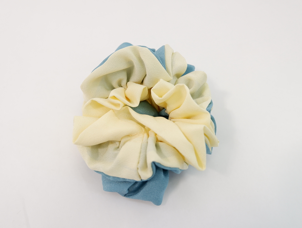 Резинка ткань 120 круглая для волос в ассортименте - Pic n 303731