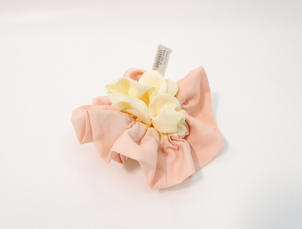 Резинка ткань 120 круглая для волос в ассортименте - Pic n 303731