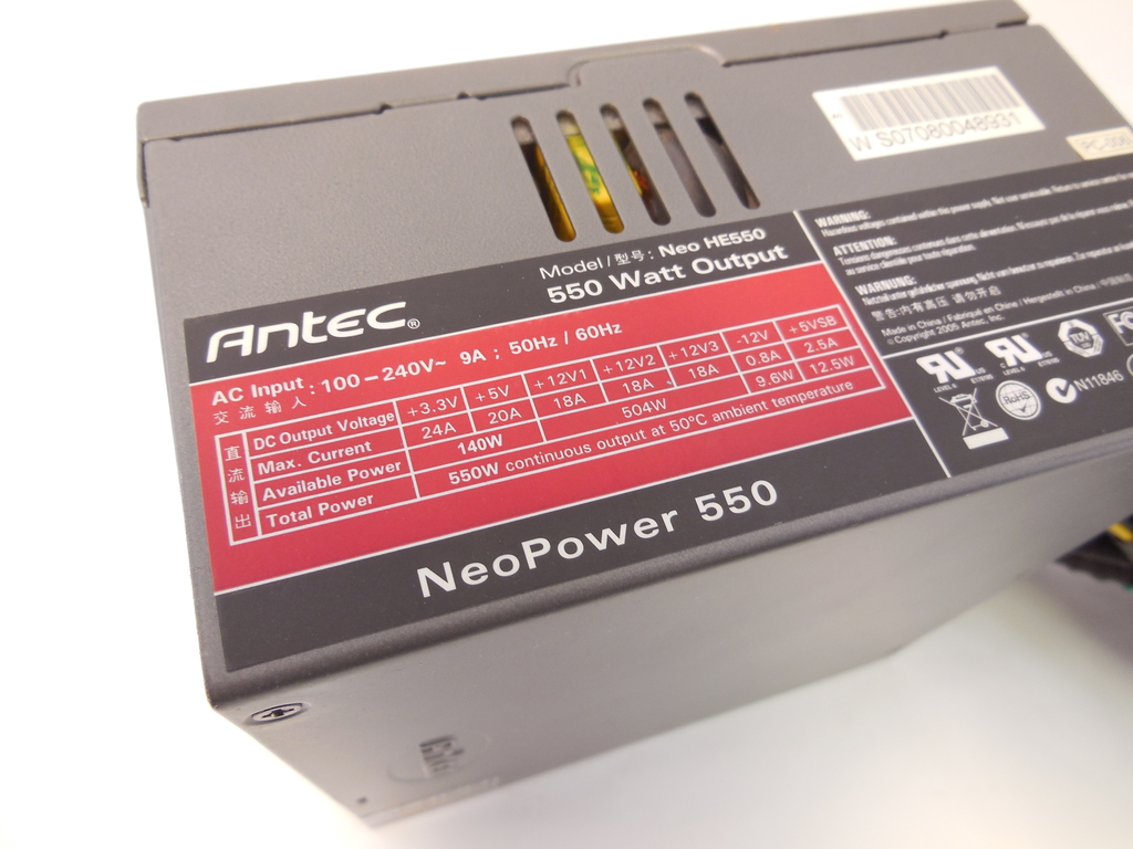 Блок питания ATX 550W Antec NeoPower 550 - Pic n 303772