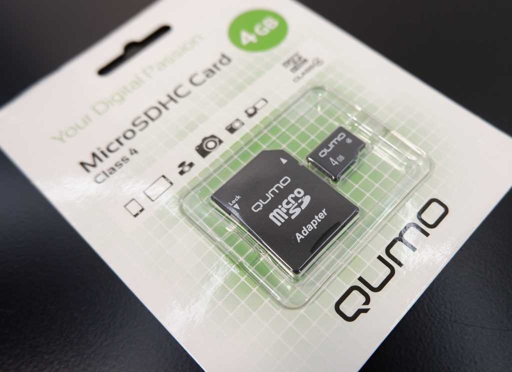 Карта памяти microSD 4GB Qumo - Pic n 102101