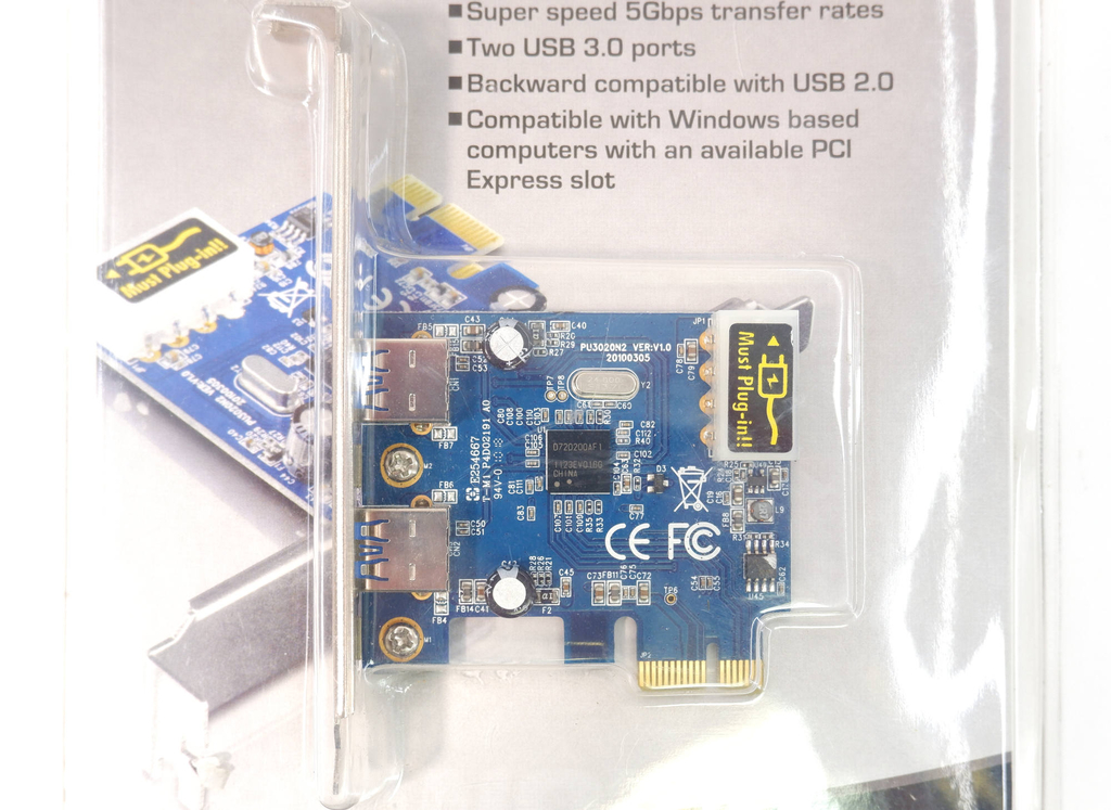Контроллер USB3.0 PCI-E TRENDnet TU3-H2PIE - Pic n 303811