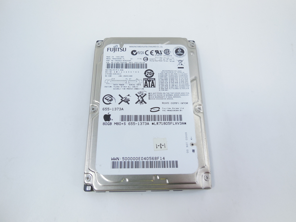 Жесткий диск 2.5" HDD SATA 80Gb Fijitsu MHW20 - Pic n 305496
