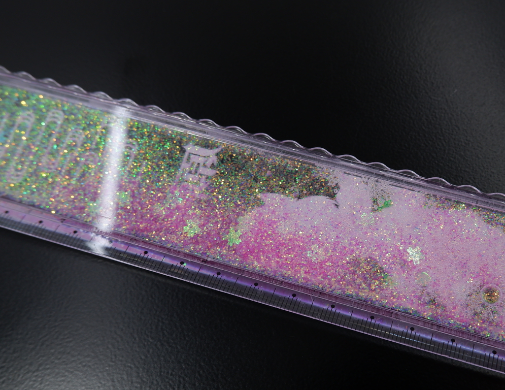 Линейка прозрачная с блёстками “Genshin Impact&quot - Pic n 305826