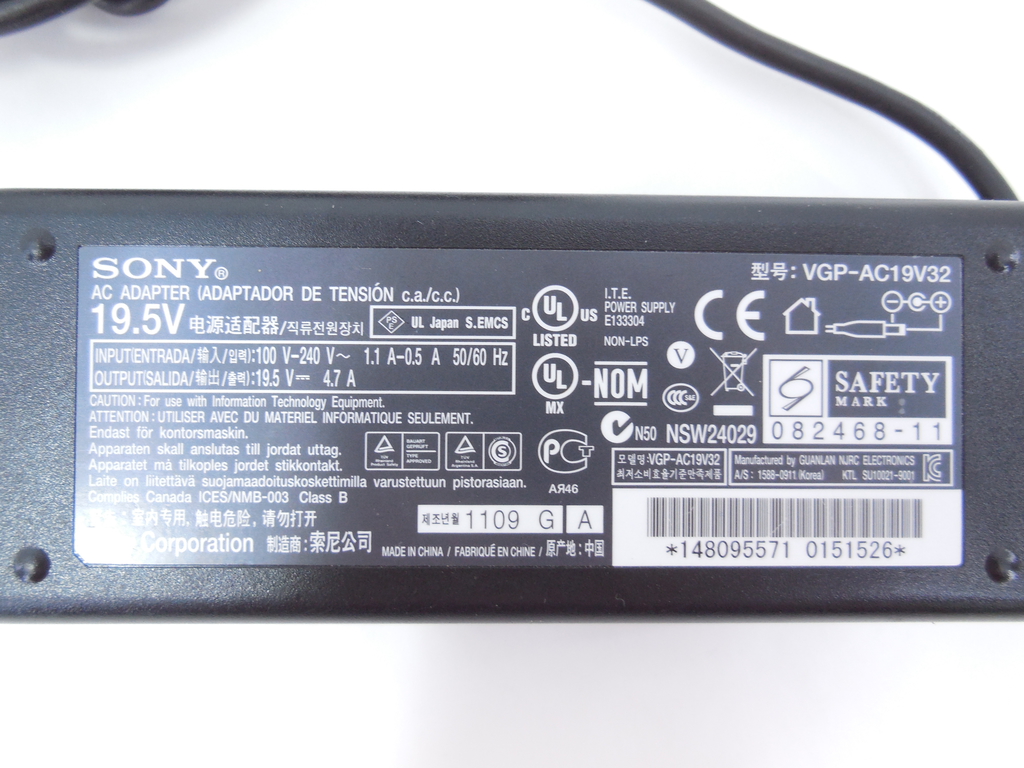 Блок питания Sony 90W VGP-AC19V32  - Pic n 305871