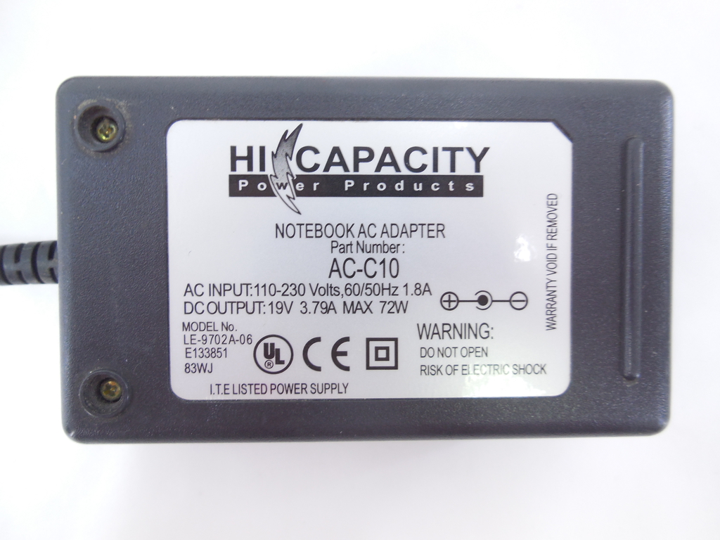 Блок питания для ноутбука HI CAPACITY 72W AC-C10 - Pic n 306085