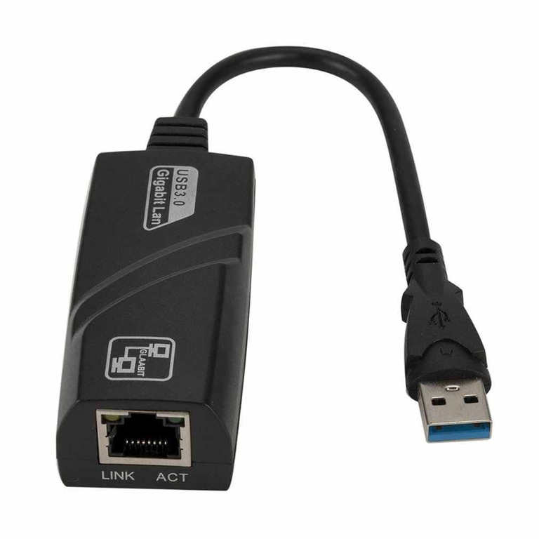 Сетевой адаптер USB to rj-45 для LAN-соединения USB 3.0 на RG45 Ethernet 10/100/1000 Mbps - Pic n 306011