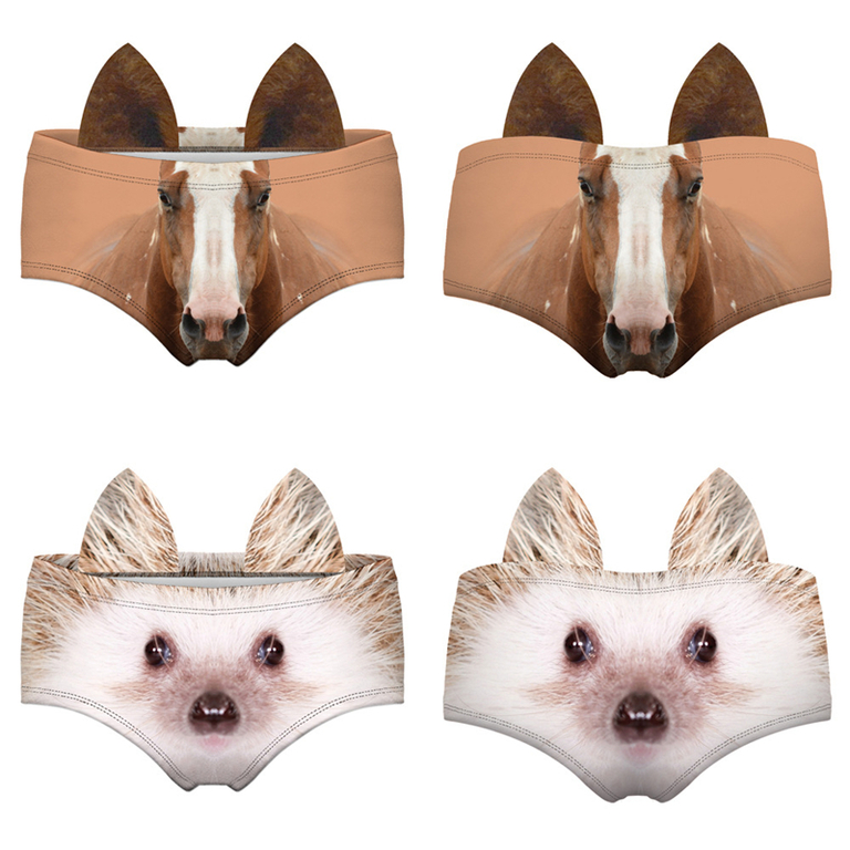 Трусы с принтом 3D в виде животных «Хрюшка!» - Pic n 307476