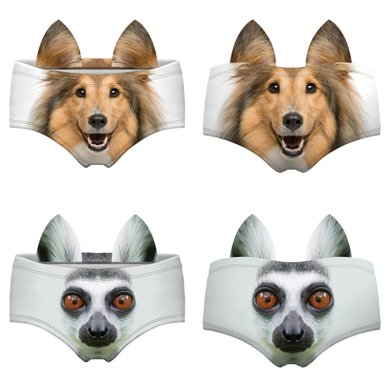 Трусы с принтом 3D в виде животных «Хрюшка!» - Pic n 307476