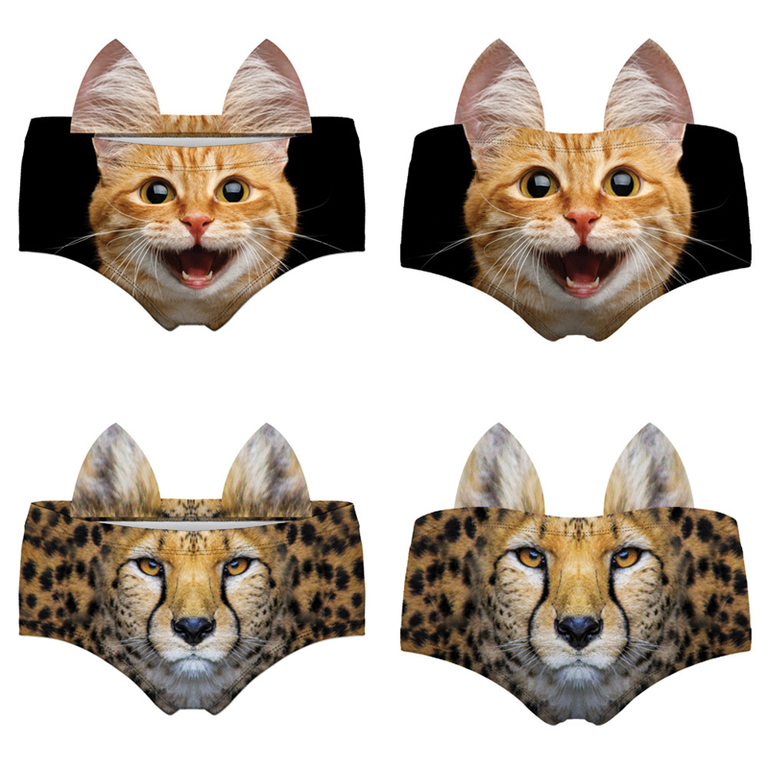 Трусы с принтом 3D в виде животных «Хрюшка!» - Pic n 307476