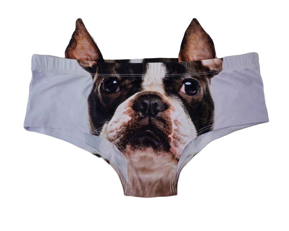 Трусы с принтом 3D в виде животных «Мопс!» - Pic n 307483