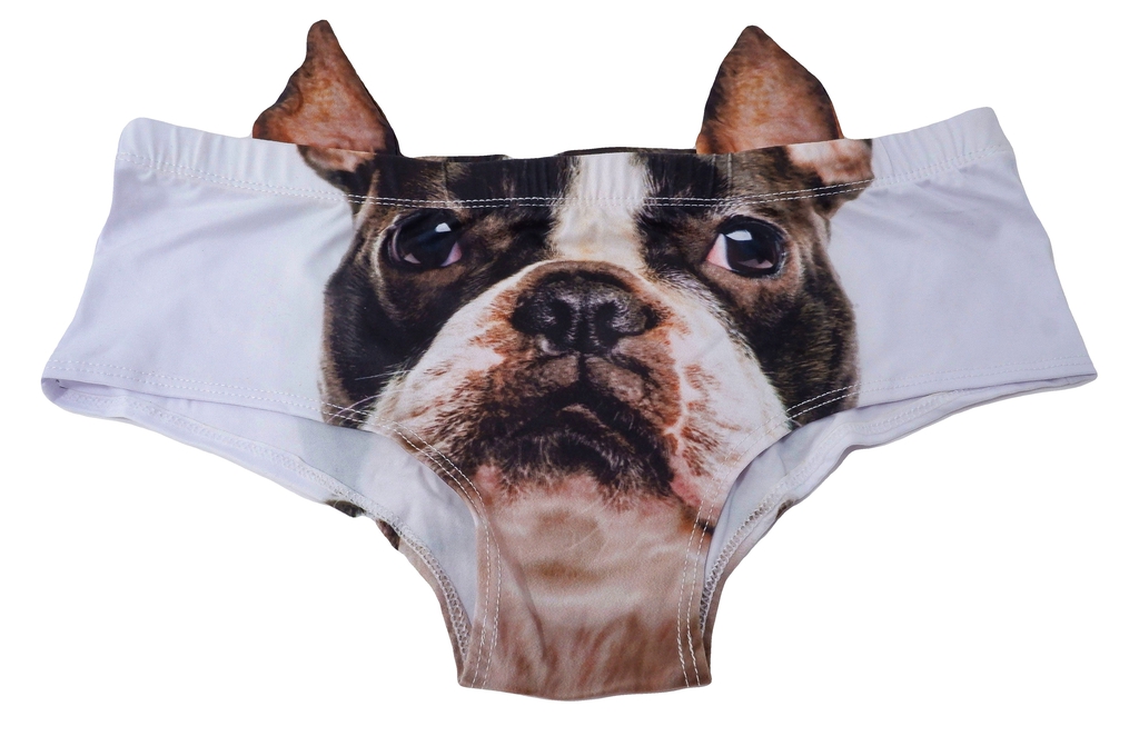 Трусы с принтом 3D в виде животных «Мопс!» - Pic n 307483
