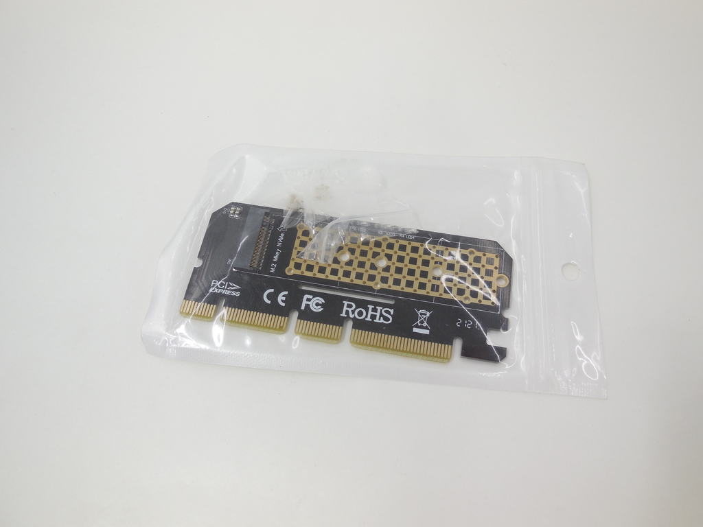 Адаптер переходник PCI-E x16 x8 x4 на M.2 NVME - Pic n 307733