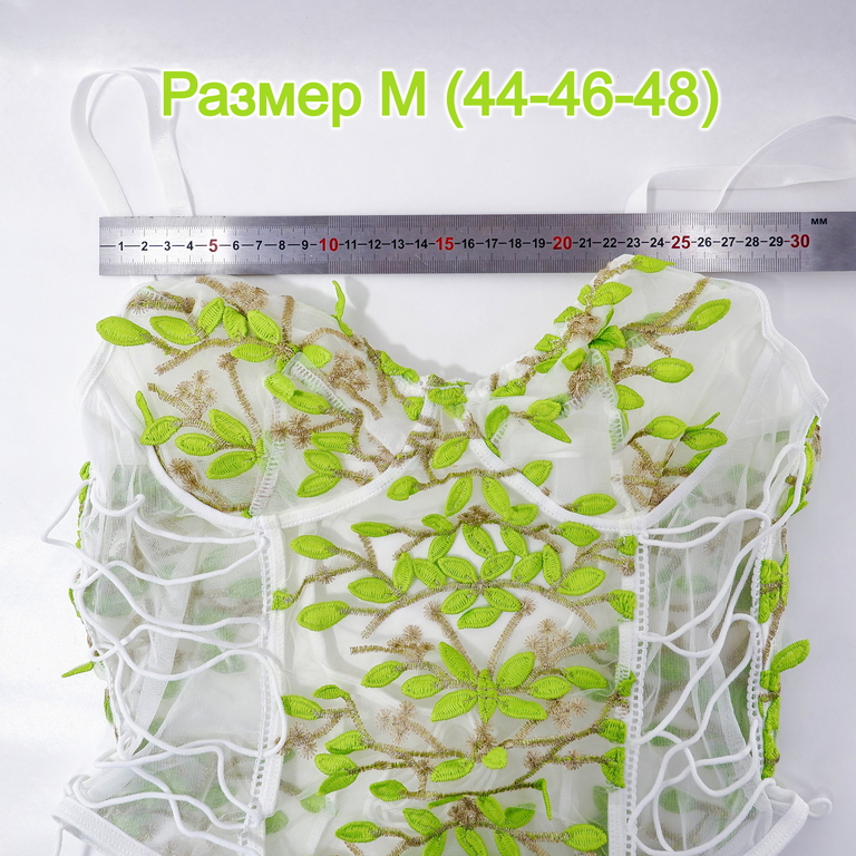 Боди кружевное / Прозрачное, сексуальное, нижнее белье/ Цвет бирюзовый / Размер L (46-48-50) - Pic n 307686