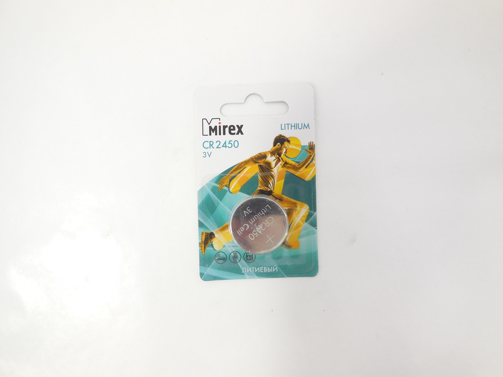 Батарейка CR2450 3В литиевая Mirex в блистере 1 шт. - Pic n 307965