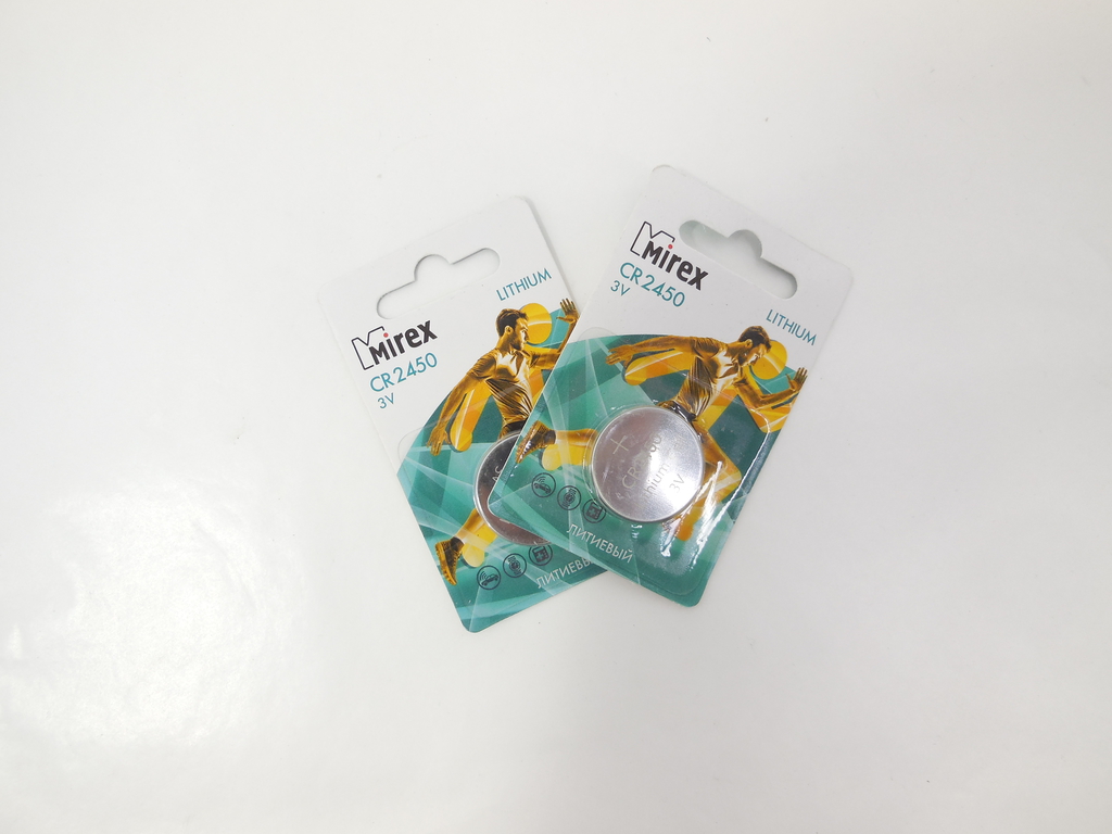 Батарейка CR2450 3В литиевая Mirex в блистере 1 шт. - Pic n 307965