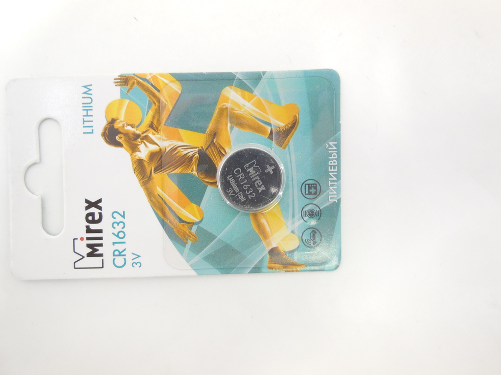Батарейка CR1632 3В литиевая Mirex в блистере 1 шт. - Pic n 307966