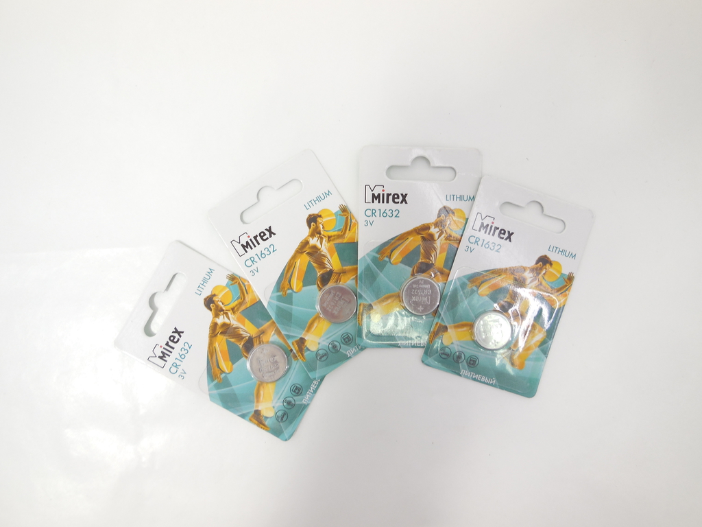 Батарейка CR1632 3В литиевая Mirex в блистере 1 шт. - Pic n 307966