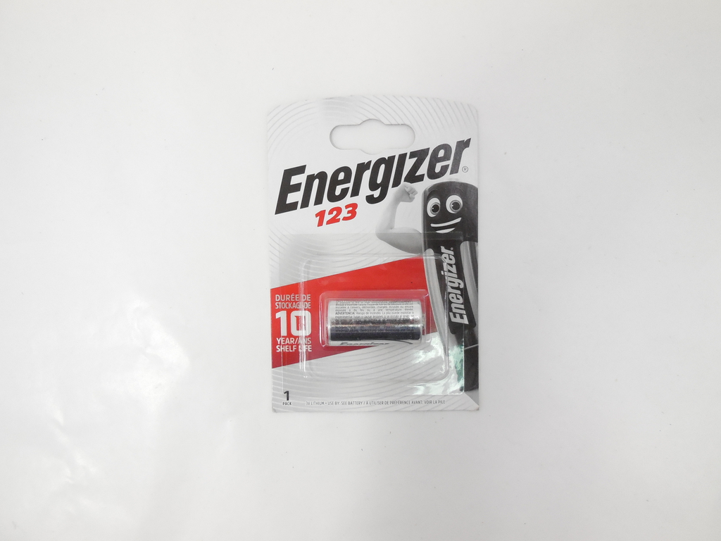 Батарейка Energizer EL123 (CR123) BL1 Lithium 3V - Pic n 307976