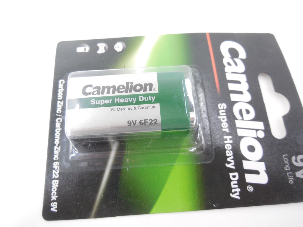 Батарейка 9V крона Camelion 6F22 Green 6F22-BP1G - Pic n 307983