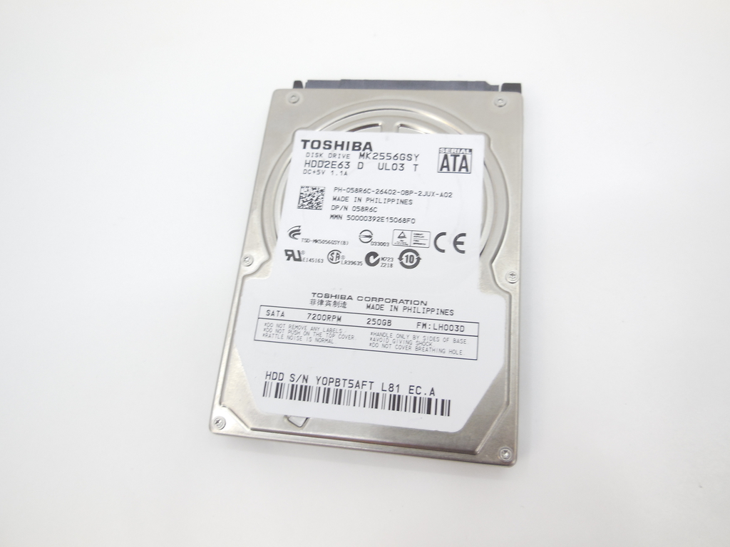 Жесткий диск Toshiba 250 ГБ MK2556GSY - Pic n 309010