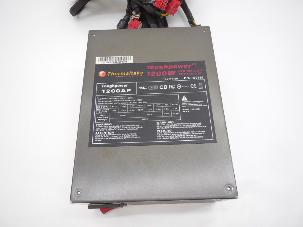 Блок питания ATX 1200W ThermalTake Toughpower 1200AP (P/N: W0156) - Pic n 309085