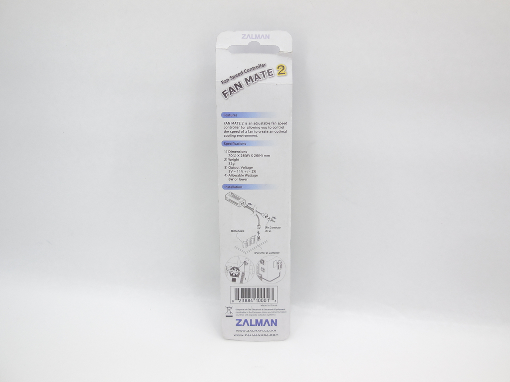 Контроллер вентиляторов ZALMAN Fan Mate 2, 3-pin коннектор МП - Pic n 309152