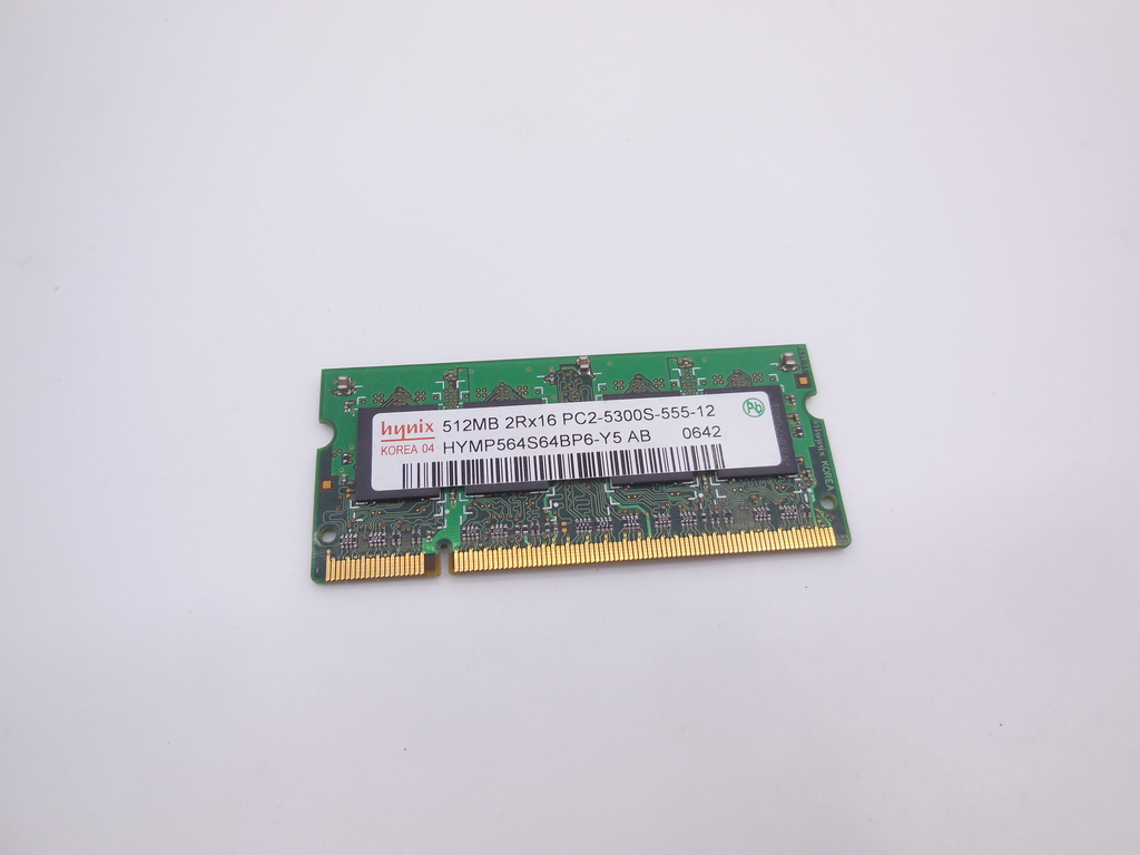 Модуль памяти SO-DIMM Hynix 512 МБ DDR2 667 МГц SODIMM CL5 HYMP564S64BP6-Y5 AB - Pic n 309251