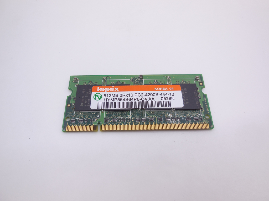 Модуль памяти SO-DIMM Hynix 512 МБ DDR2 533 МГц SODIMM CL4 HYMP564S64P6-C4 AA - Pic n 309254