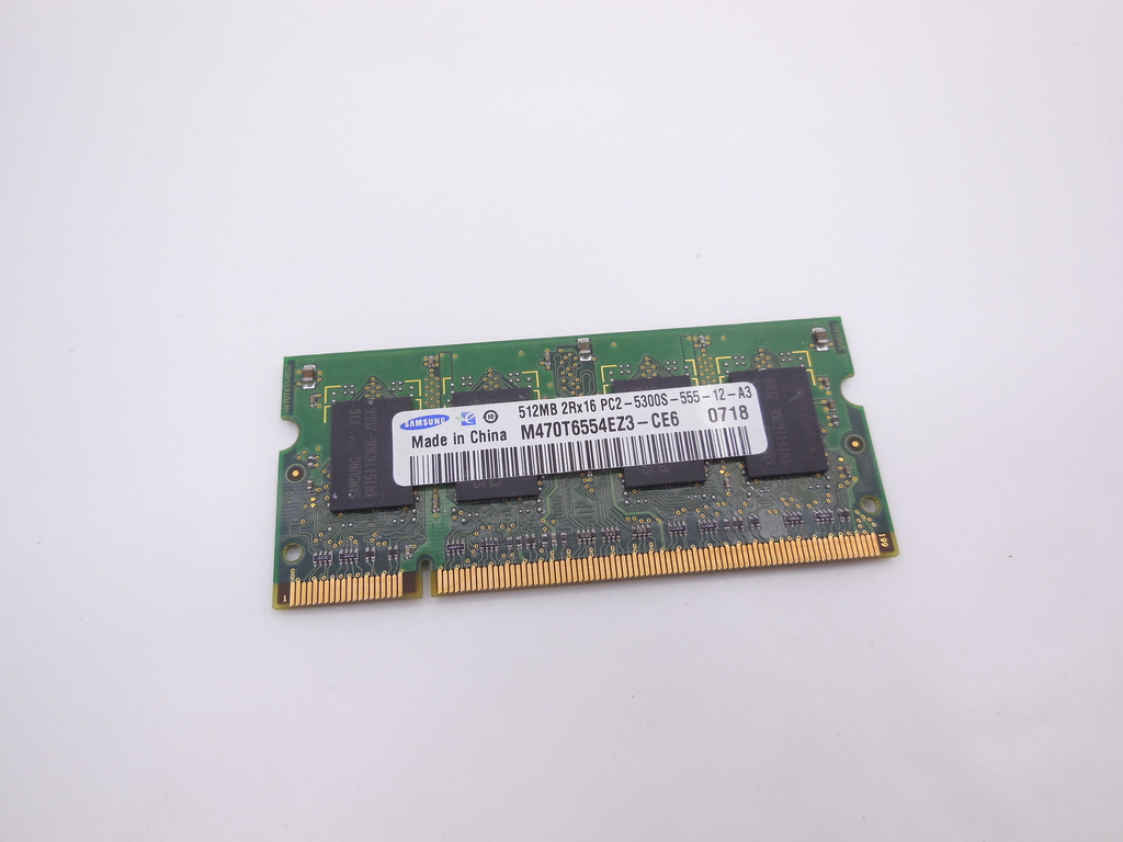 Модуль памяти SO-DIMM Samsung 512 МБ DDR2 667 МГц SODIMM CL5 M470T6554EZ3-CE6 - Pic n 309255