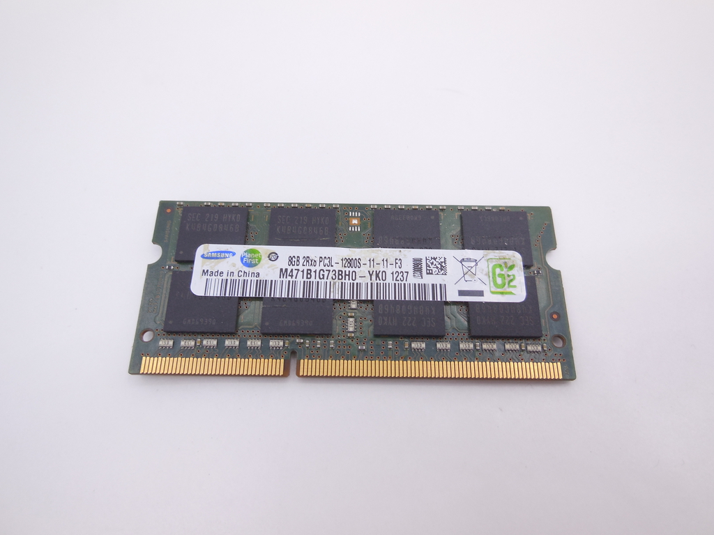 Модуль памяти So-Dimm DDR3 8Gb PC3-12800 (1600 MHz), Samsung M471B1G73BH0-YK0 - Pic n 309292