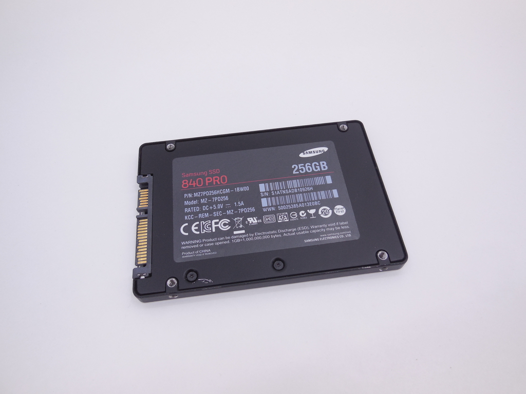 Твердотельный SSD накопитель 256Gb Samsung 840 Pro (MZ-7PD256) - Pic n 309328