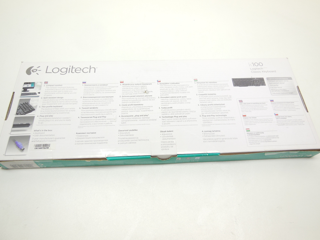 Клавиатура Logitech Classic Keyboard K100 влагозащита - Pic n 310198