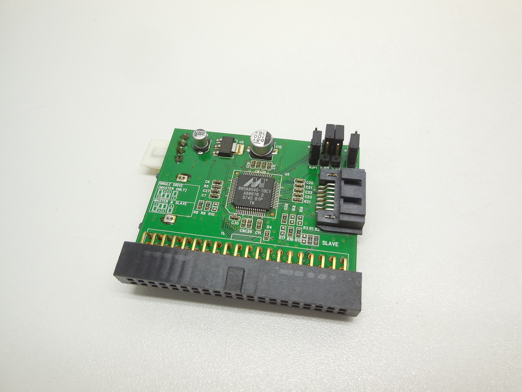 Контроллер IDE 40 pin to 2x SATA-II Marvel 88SA8040-TBC1 - Pic n 310268