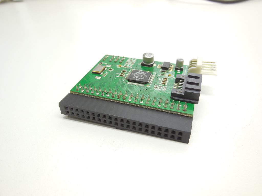 Контроллер IDE 40 pin to 2x SATA-II Marvel 88SA8040-TBC1 - Pic n 310268