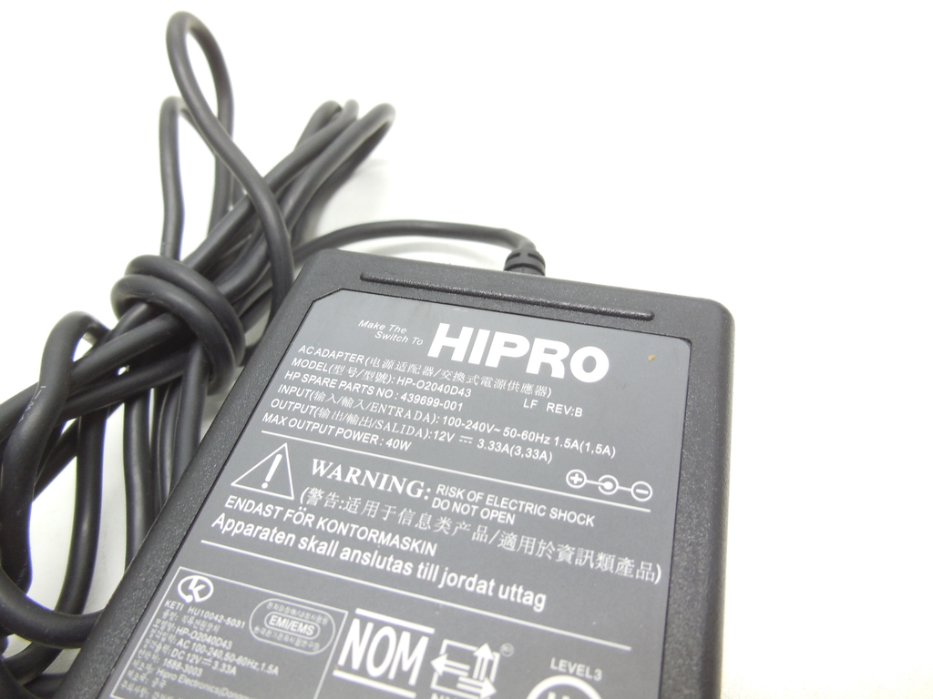 Блок питания HIPRO HP-O2040D43 - Pic n 310323