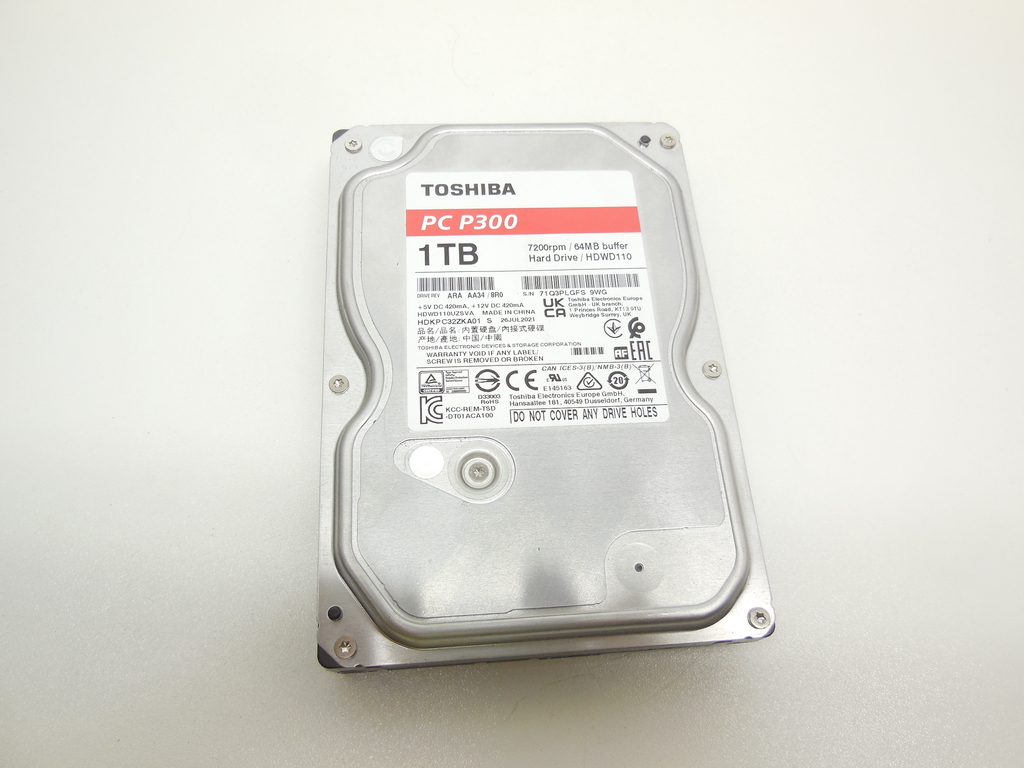 Жесткий диск SATA Toshiba P300 1Tb HDWD110UZSVA - Pic n 310330