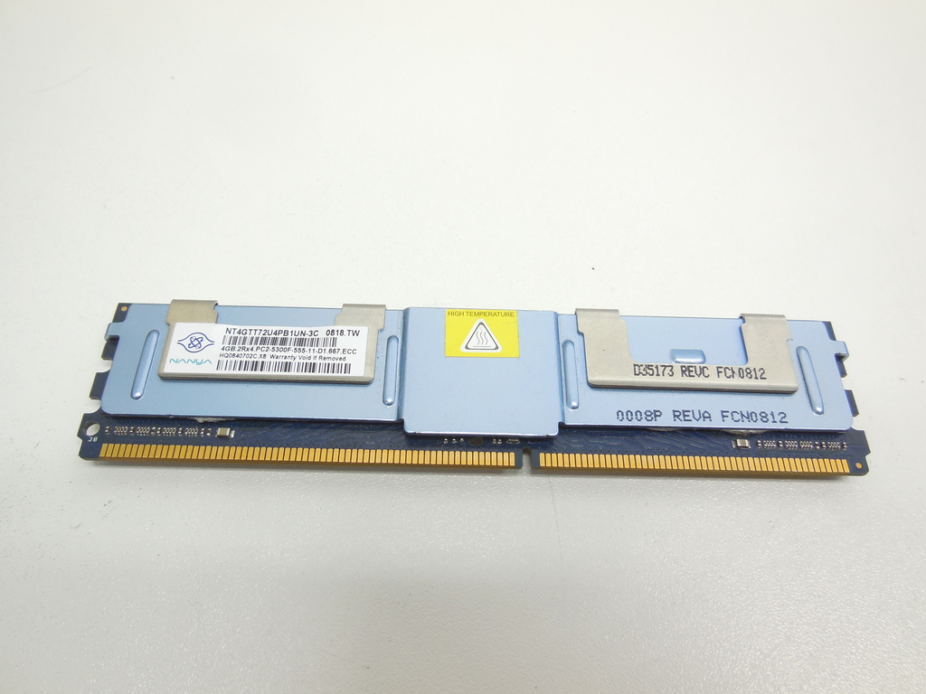 Серверная память FB-DIMM DDR2 4GB Nanya NT4GTT72U4PB1UN-3C HP P/N: 398708-061 - Pic n 310411