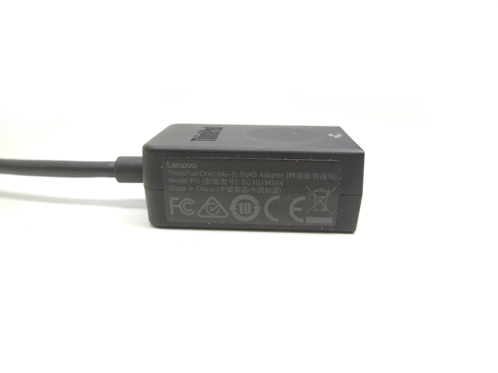 Адаптер переходник Lenovo Onelink+ Ethernet RJ45 Adapter Cable (01AW966) SC10K74359BA - Pic n 310614