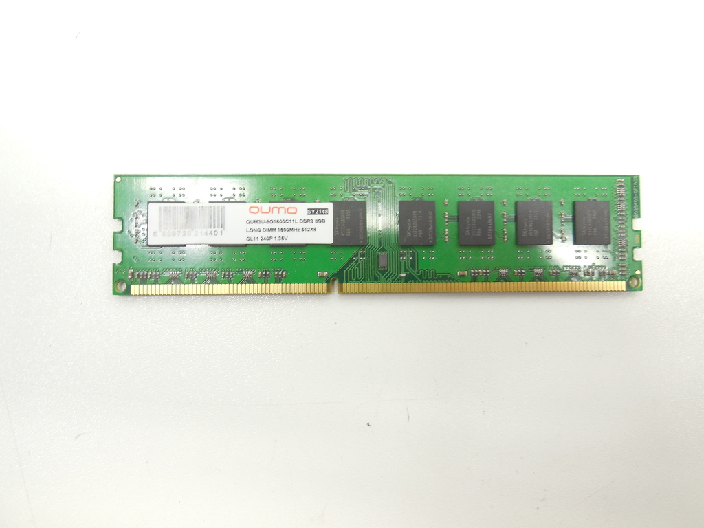 Модуль памяти DDR3 8Gb PC3-12800 (1600Mhz) QUMO QUM3U-8G1600C11L - Pic n 310626