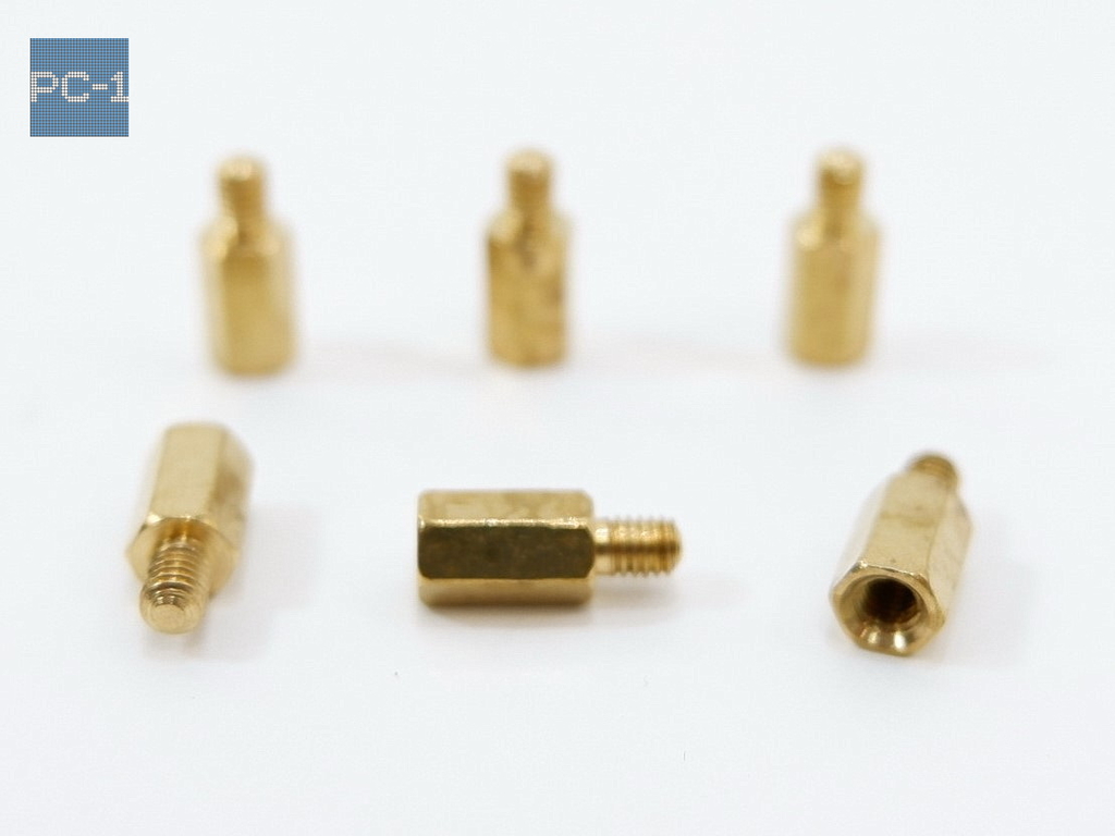 10шт. Винт стойка для крепления материнской платы в корпус ПК PCHSN-6 M3 метрическая резьба 6 + 4 мм - Pic n 47760