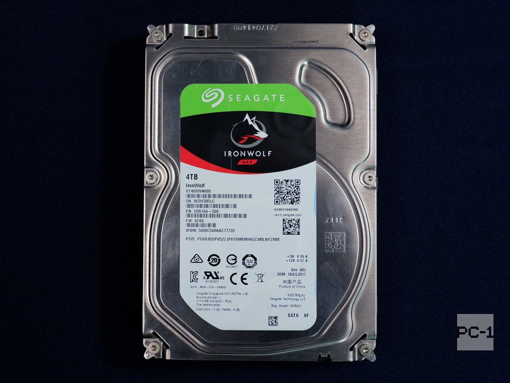 HDD 4TB 3.5" SATA III Seagate Barracuda Ironwolf Внутренний жесткий диск для ПК ST4000VN008 5400rpm, 256МБ. Пробег 20тыс часов. - Pic n 310802