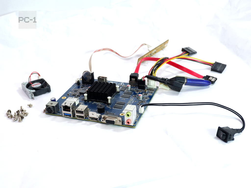 Плата DS-1090 rev1.3 Barebone bb-1900 /e/2h Видеорегистратора TRASSIR с шлейфами и USB ключом pcb 101208731 - Pic n 310957