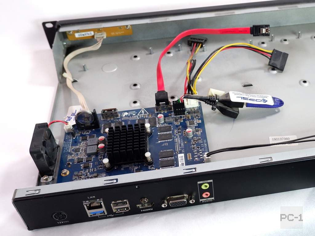 Плата DS-1090 rev1.3 Barebone bb-1900 /e/2h Видеорегистратора TRASSIR с шлейфами и USB ключом pcb 101208731 - Pic n 310957