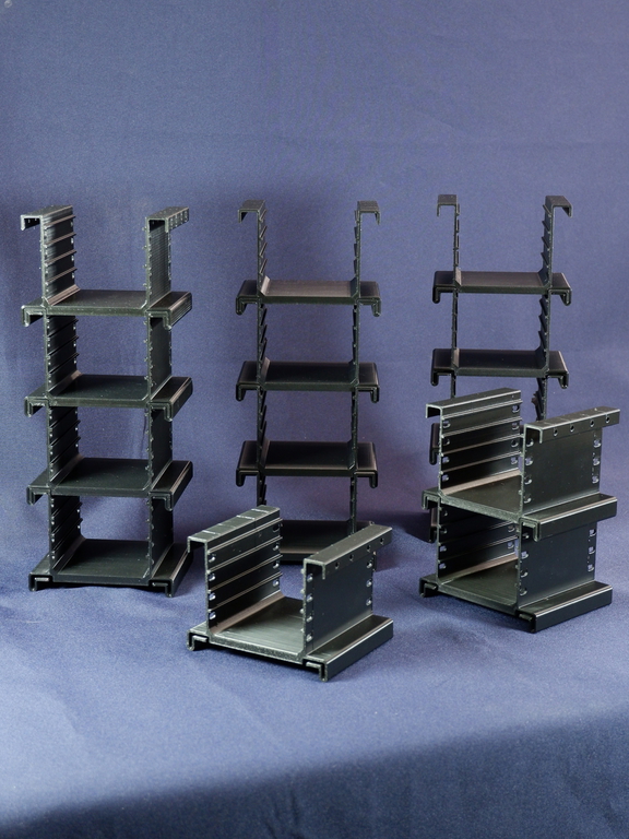 1шт Подвесная съёмная корзина в салазки ATX корпуса ПК или Сервера. Модульный Кронштейн для 4шт 2.5" SATA жестких дисков SSD HDD в отсек 3.5&quot - Pic n 310985