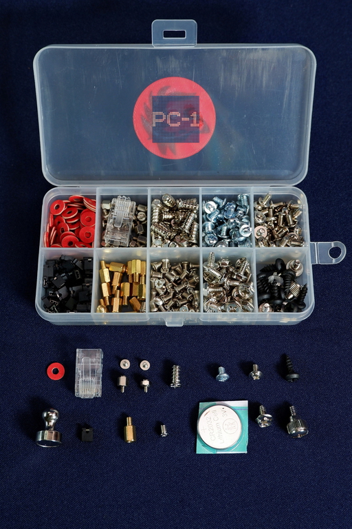 445шт. Набор крепежа для ремонта Компьютеров. Только те которые нужны! Винты, болты, саморезы для сборки комплектующих в корпус ПК. Не ржавеют - Pic n 310998