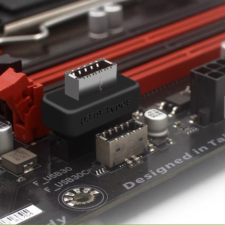 Переходник U319-TypeE с 19pin USB3.0 на 20pin USB-C Female позволяет подключить USB Type-C от корпуса в колодку USB на мат. плате ПК - Pic n 300118