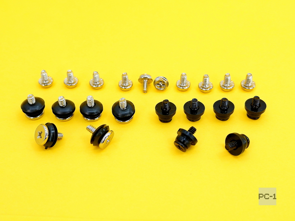 22шт комплект Антивибрационные винты для HDD жесткого диска 3,5 дюйма в корпус ПК, прорезиненный болт с демпферными шайбами, снижает шум и вибрацию - Pic n 289544