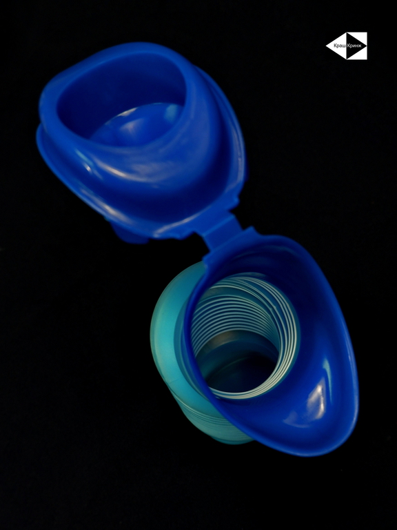 Писсуар автомобильный, складной портативный, многоразовый для мужчин 750 мл + Аварийный молоток в подарок! - Pic n 311040