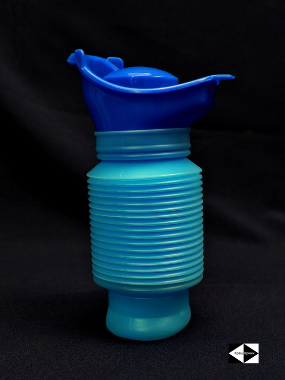 Писсуар автомобильный, складной портативный, многоразовый для мужчин 750 мл + Аварийный молоток в подарок! - Pic n 311040