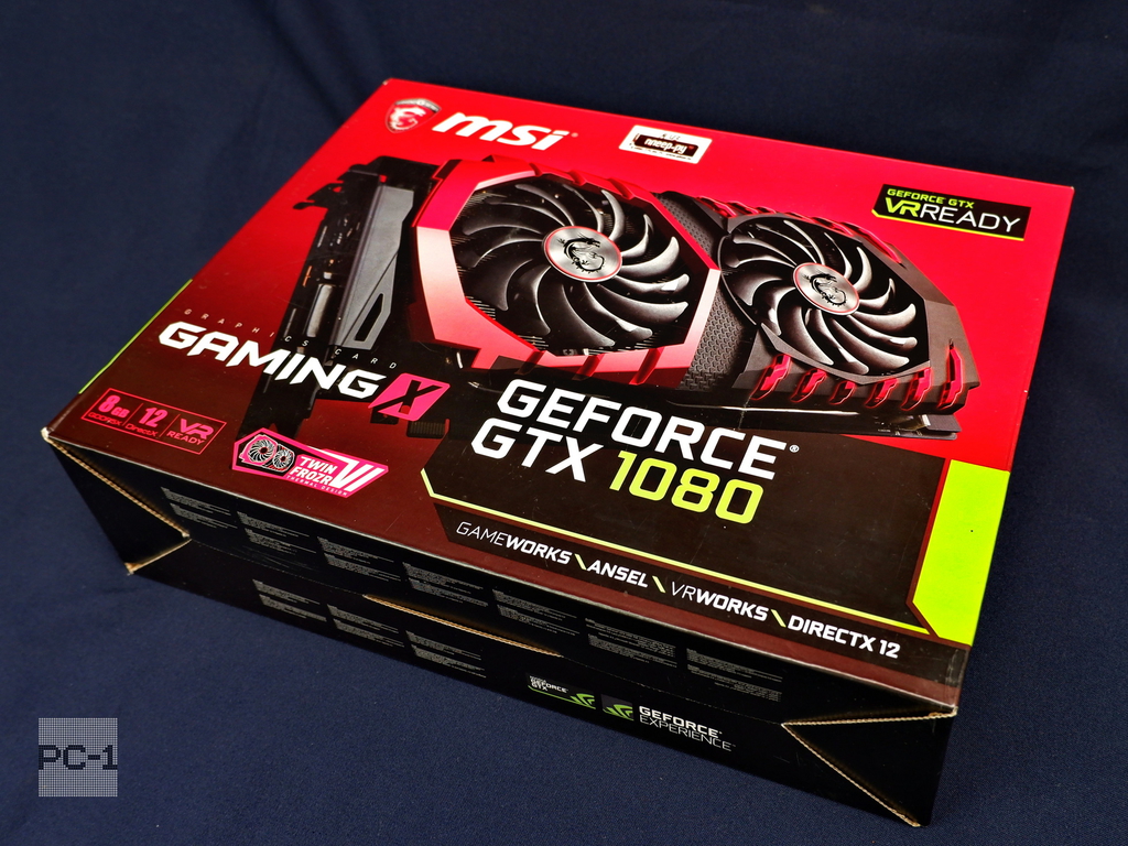 Игровая Видеокарта MSI GeForce GTX 1080 Gaming X 8GB GDDR5X 7680x4320 с подсветкой, Adaptive V-Sync 912-v336-001 - Pic n 311050